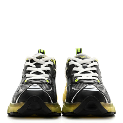 Christian Dior Matte Technical Fabric Mesh Dior Vibe Sneakers 38 White Yellow 3 of 8