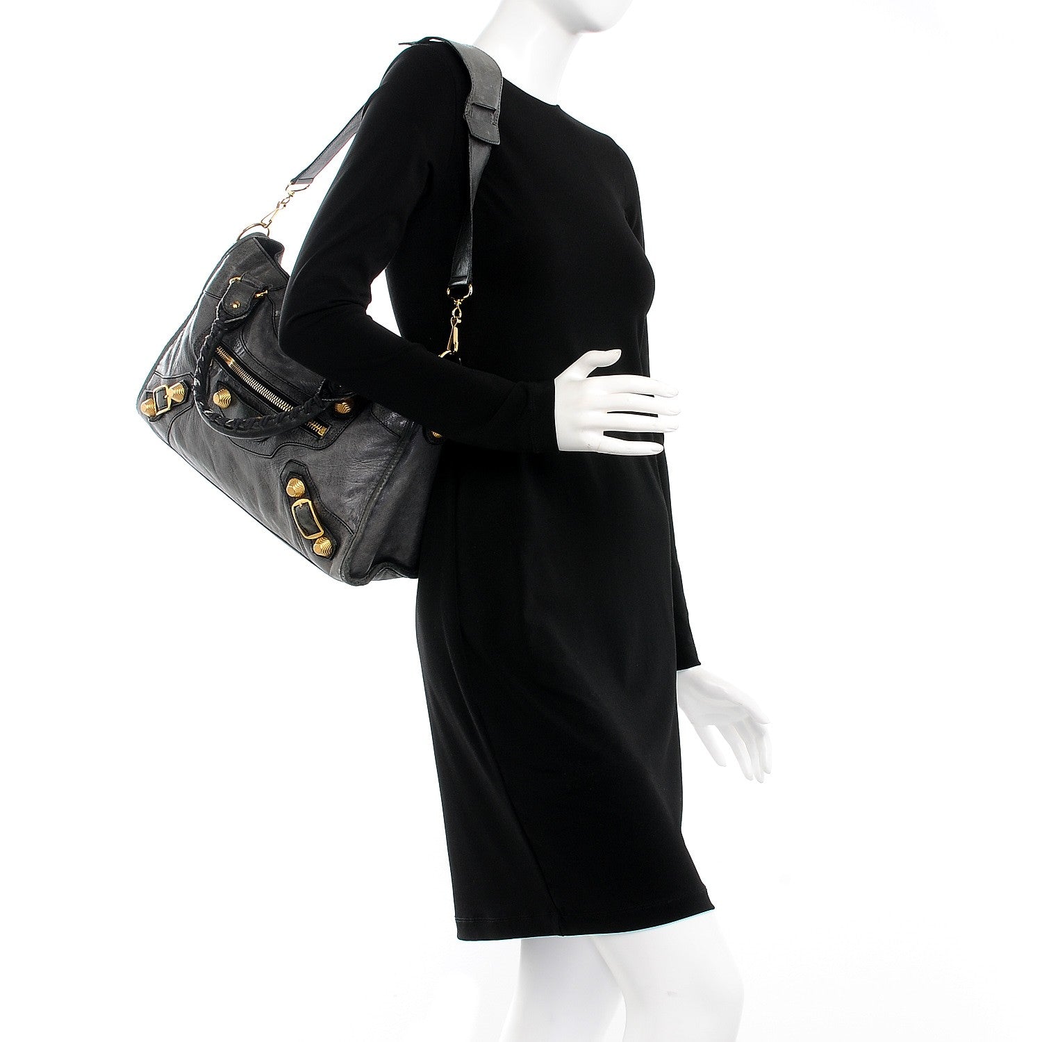 Balenciaga Agneau Giant 21 Gold Hardware City Anthracite 3 of 29