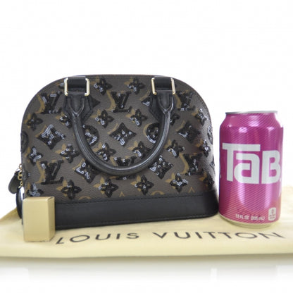 Louis Vuitton Monogram Sequins Eclipse Alma BB Black 3 of 7