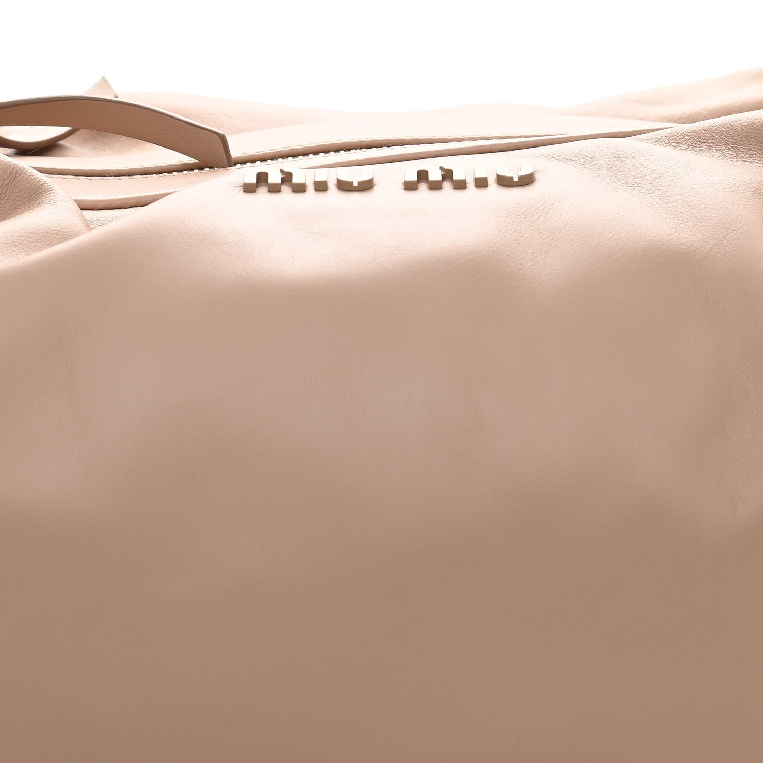 Miu Miu Vitello Softy Shoulder Bag Cammeo 8 of 10