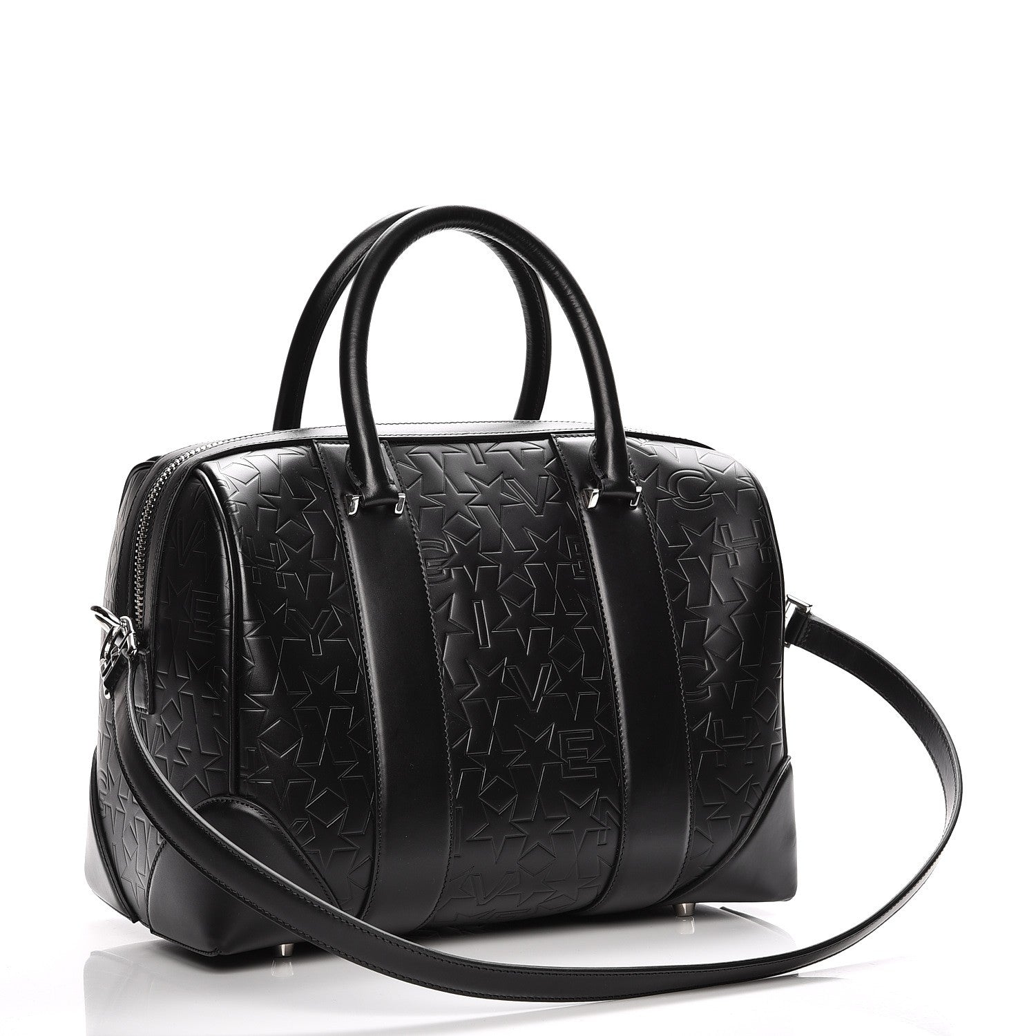 Givenchy Calfskin Star Embossed Medium Lucrezia Black 4 of 8