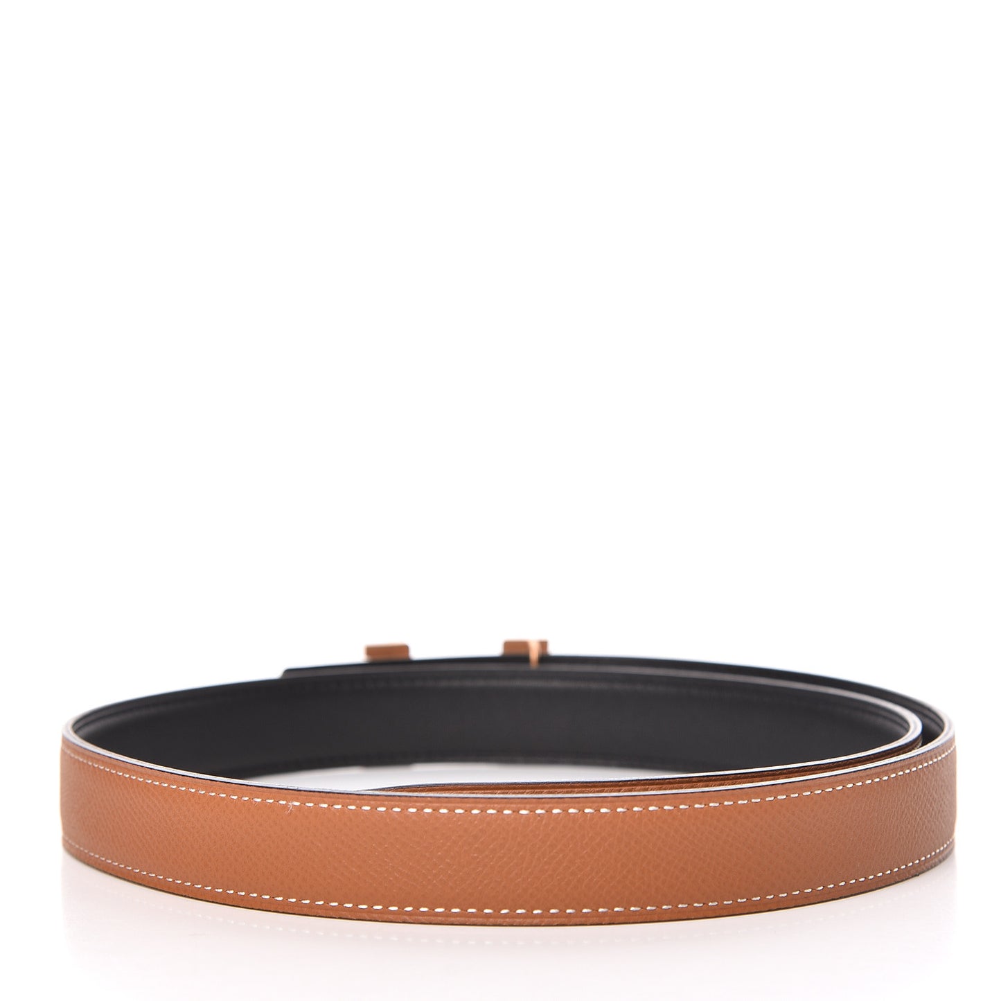 Swift Epsom 24mm Mini Constance H Belt 80 Black Gold