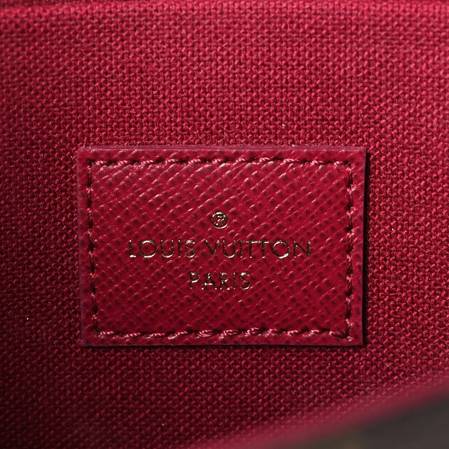 Monogram Pochette Felicie Chain Wallet Fuchsia
