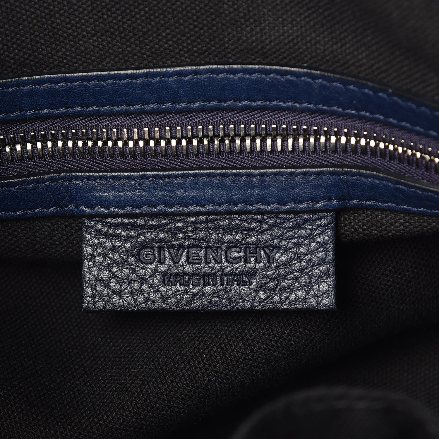 Givenchy Pebbled Calfskin Small Nightingale Navy 6 of 9