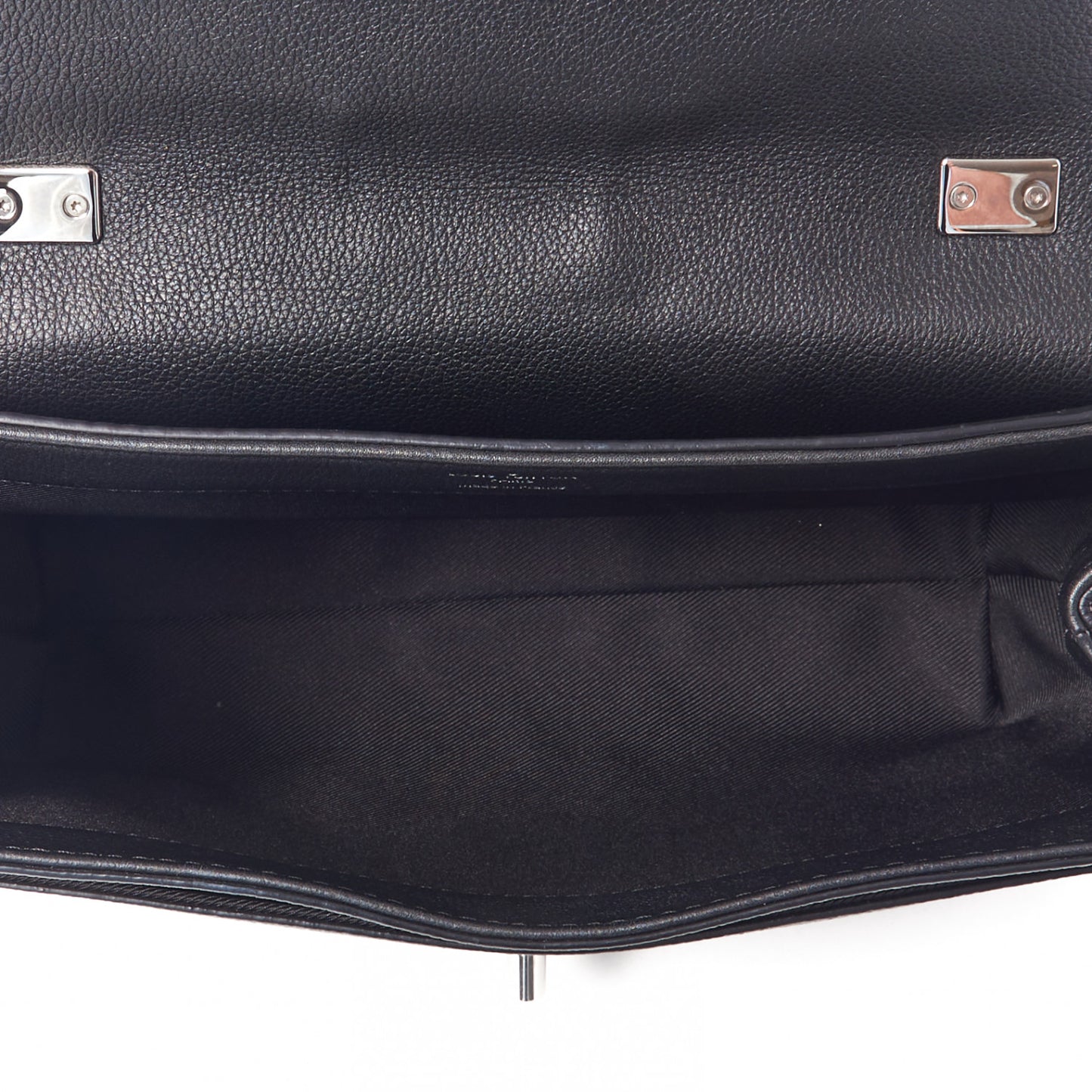 Calfskin Lockme II Chain Bag BB Black