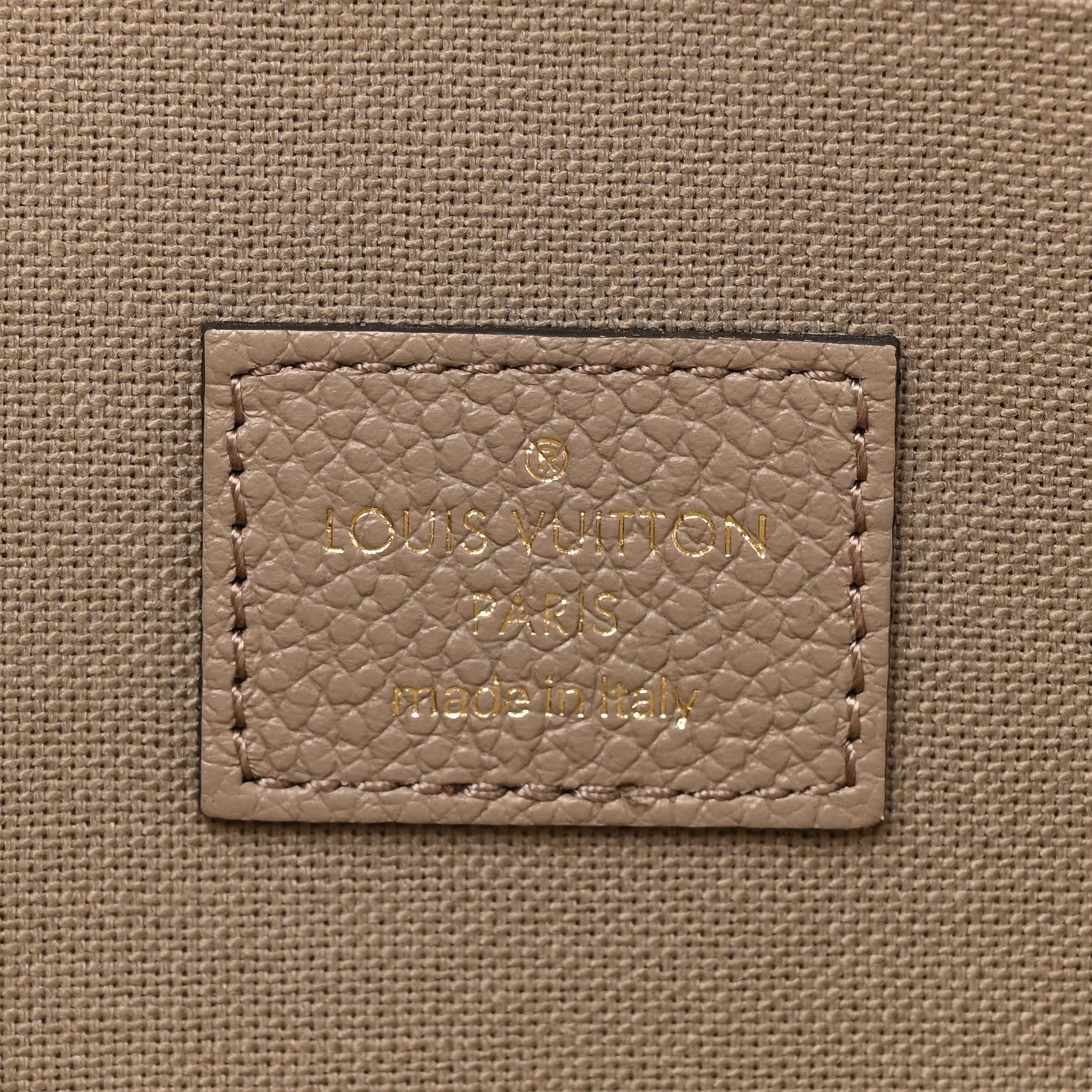 Louis Vuitton Empreinte Monogram Giant Felicie Pochette Tourterelle Creme 8 of 14