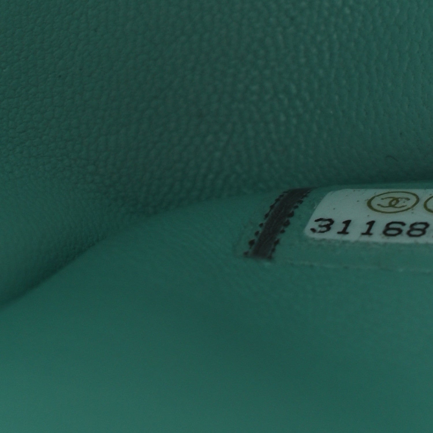 Chanel Caviar Quilted Jumbo Double Flap Light Green 7 of 9