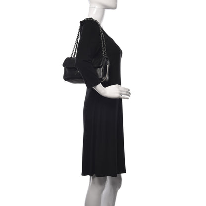 Chanel Lambskin Perforated Medium Baseball Spirit Flap Black 2 of 9