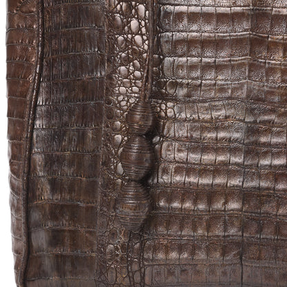 Nancy Gonzalez Crocodile Tote Brown 11 of 12
