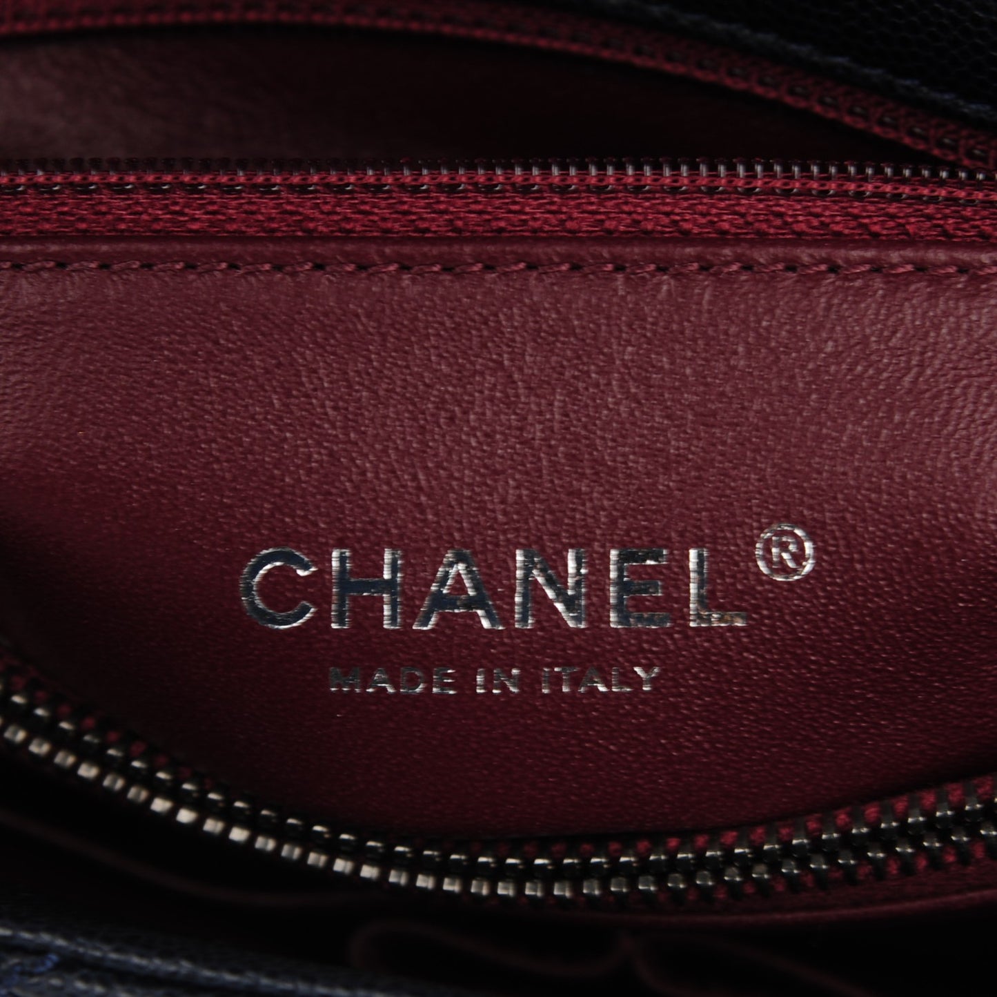 Caviar Lizard Quilted Small Coco Handle Flap Navy