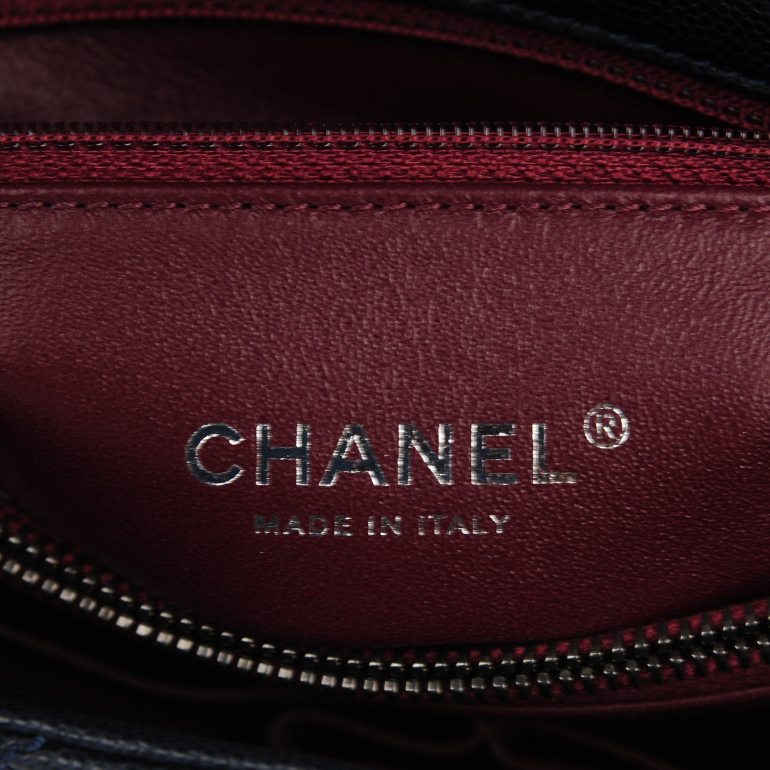 Chanel Caviar Lizard Quilted Small Coco Handle Flap Navy 7 of 9