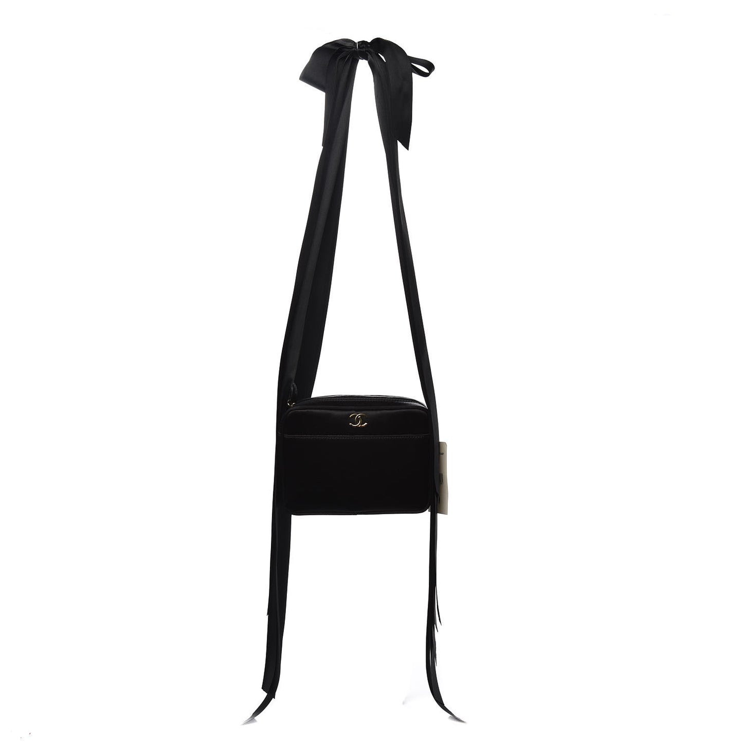 Satin Bow Camera Case Black
