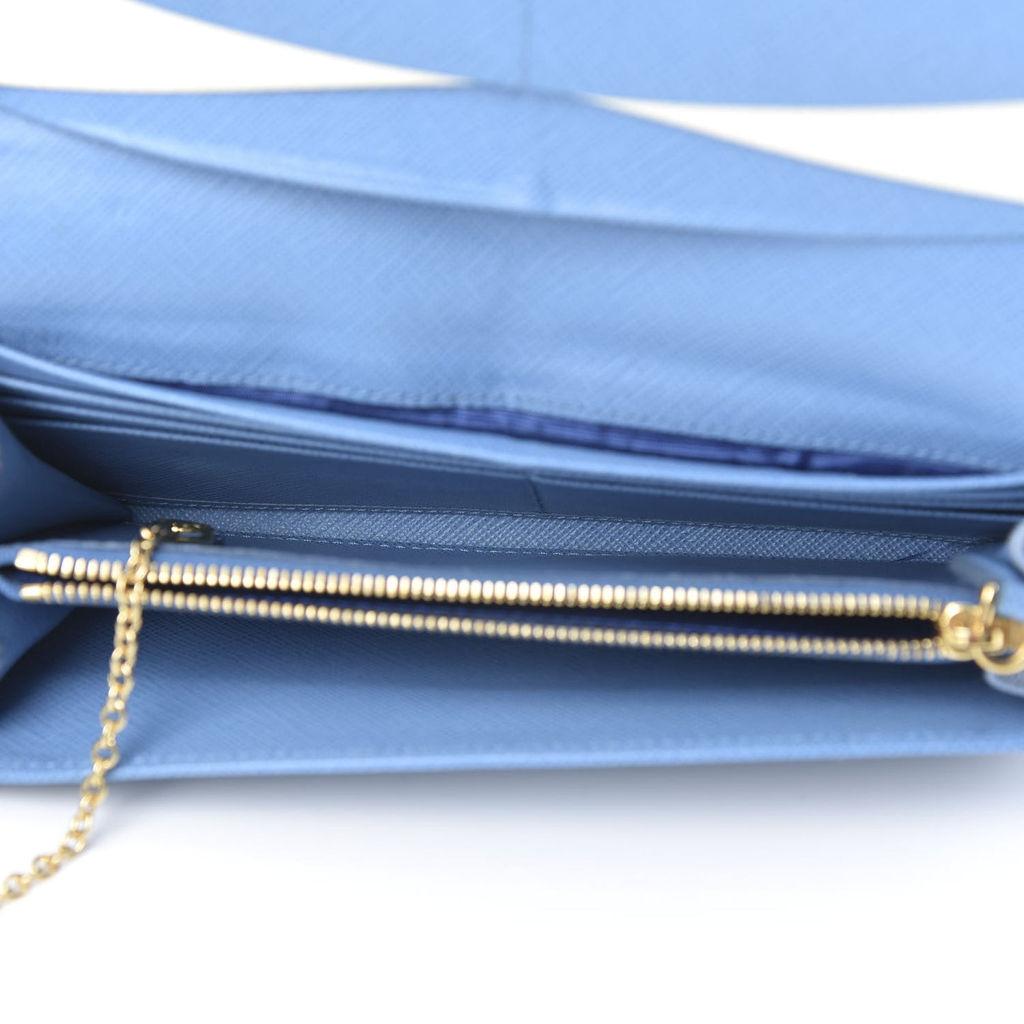 Saffiano Multicolor Continental Flap Wallet Astrale Mare