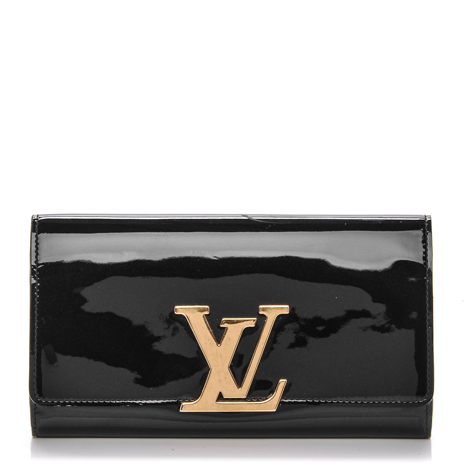Louis Vuitton Patent Louise Wallet Black 1 of 6