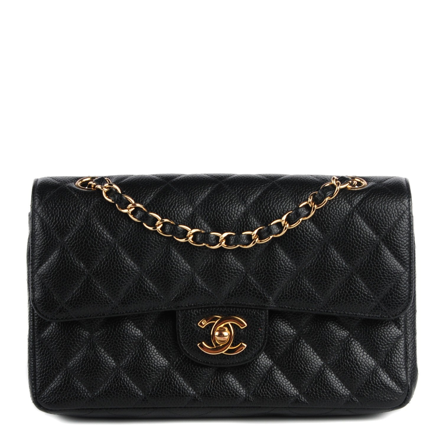 Chanel Caviar Quilted Small Double Flap Black 1 of 9