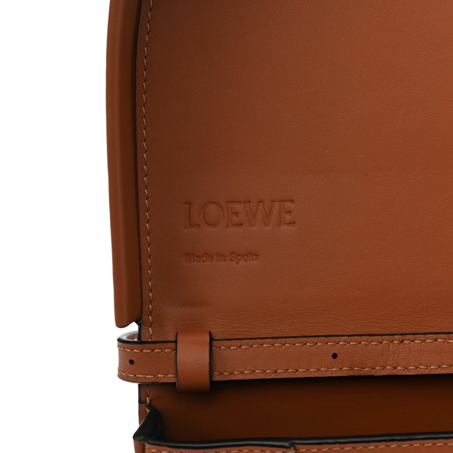 Loewe Soft Calfskin Small Heel Bag Tan 7 of 12