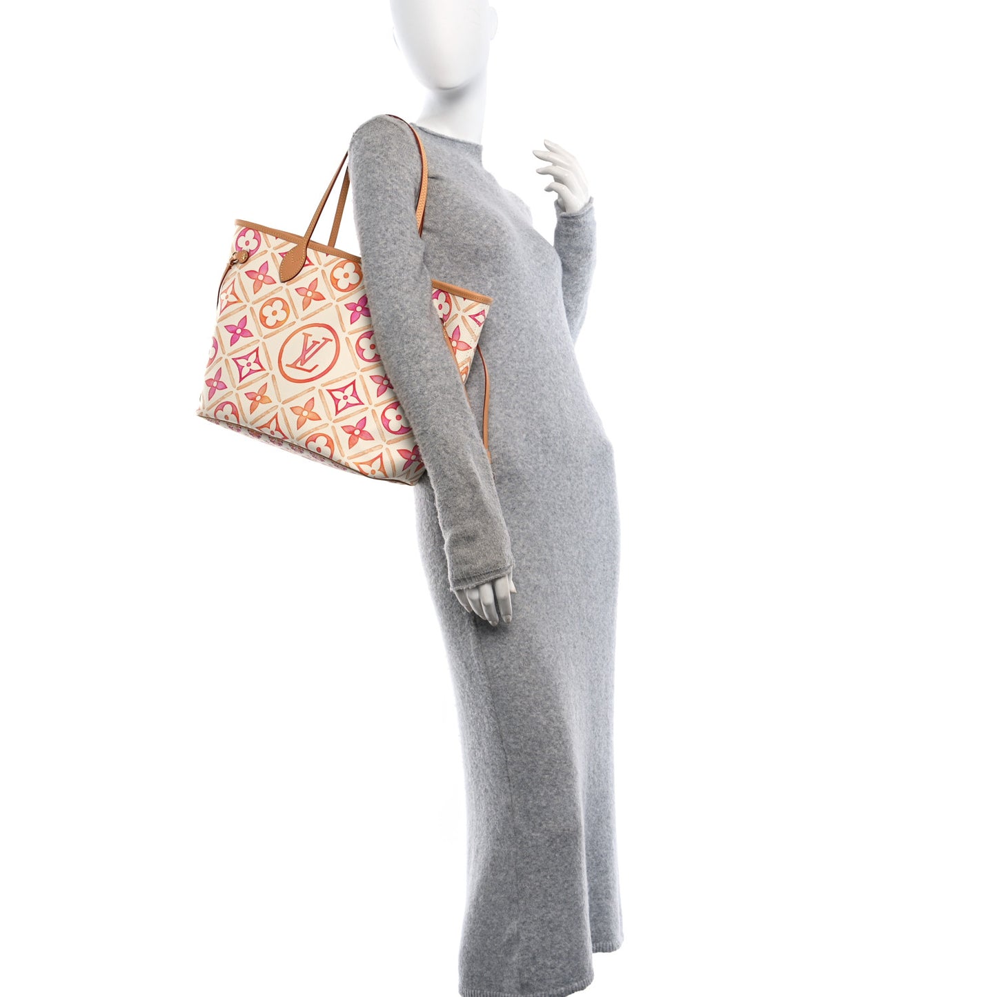 Monogram Giant By The Pool 2.0 Neverfull MM Coral