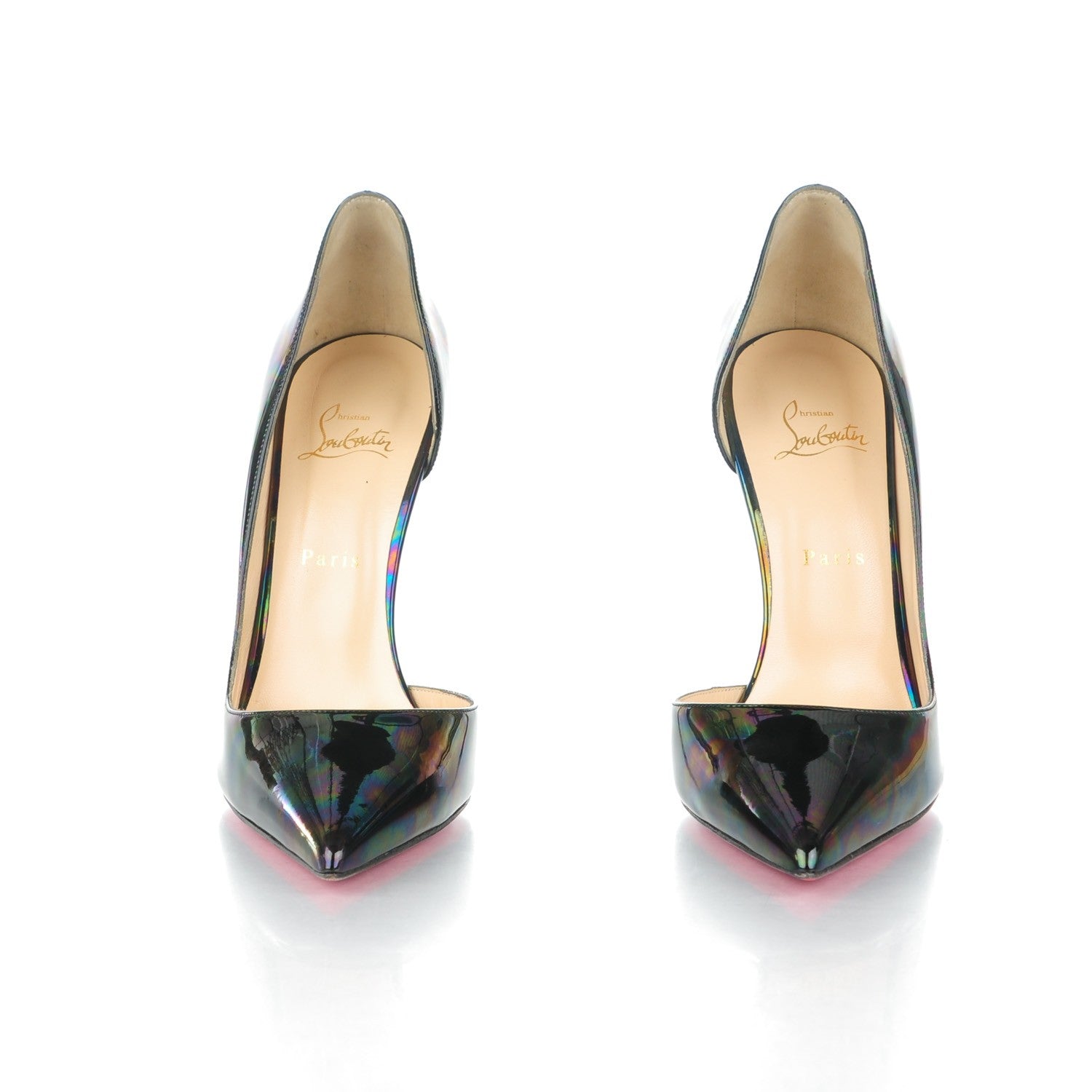 Christian Louboutin Patent Iriza 120 Pumps 42 Stellar Black 2 of 7