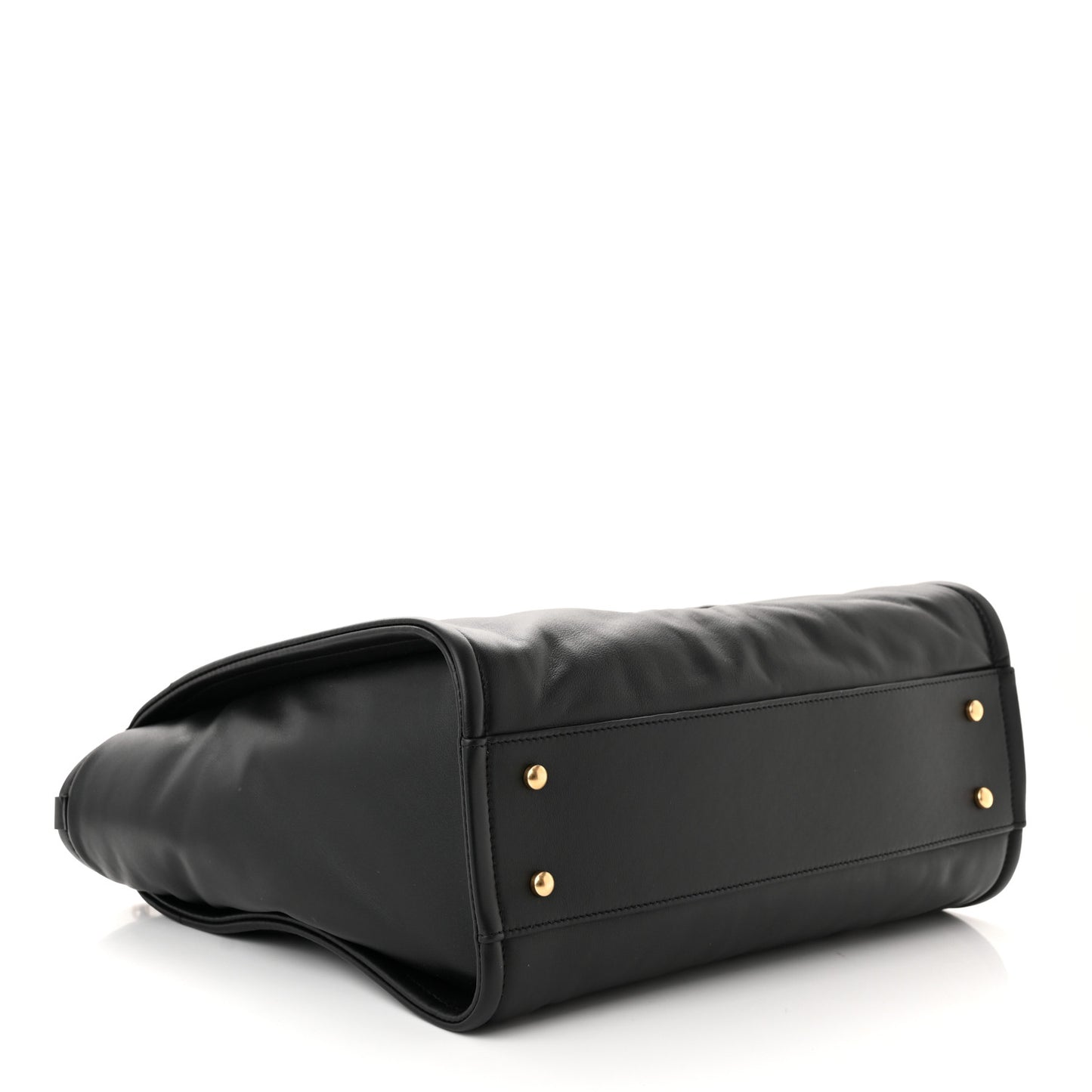 Calfskin Small Deauville Tote Black