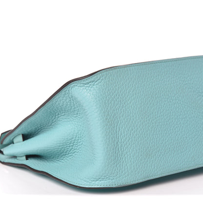 Hermes Swift Taurillon Clemence Jypsiere 28 Bleu Atoll 5 of 15
