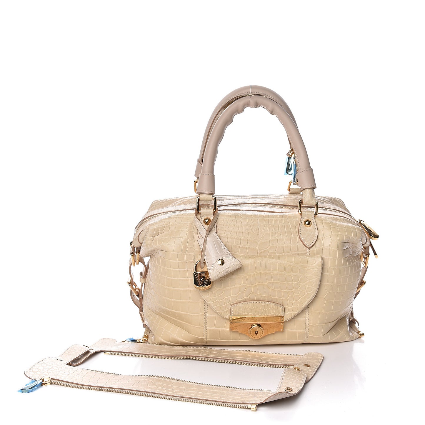 Crocodile Sac Louis Beige