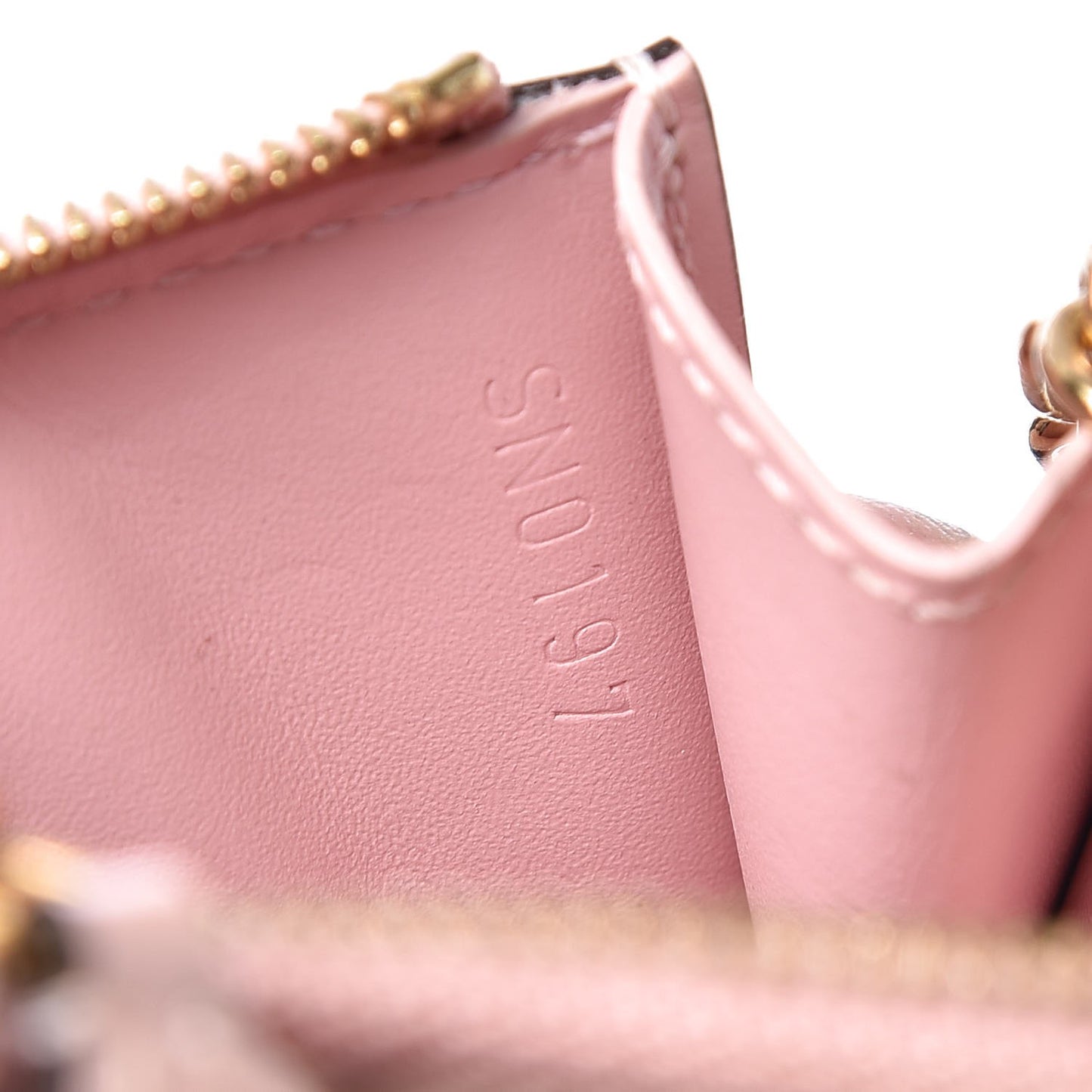 Vernis Key Pouch Rose Ballerine