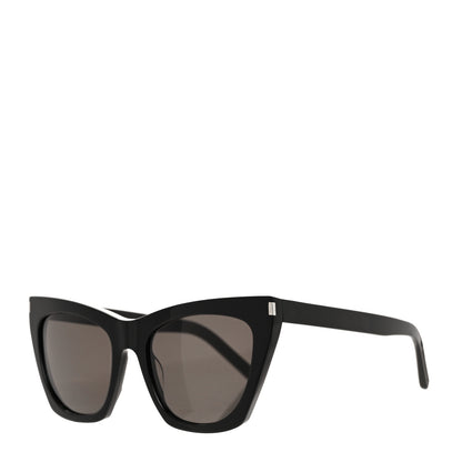 Saint Laurent New Wave SL214 Kate Cat Eye Sunglasses Black 1 of 7