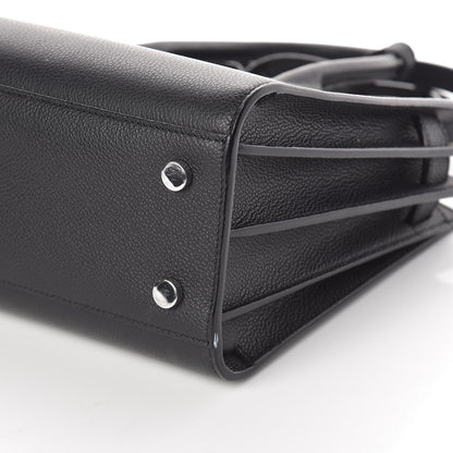 Saint Laurent Grained Calfskin Baby Sac De Jour Black 8 of 8