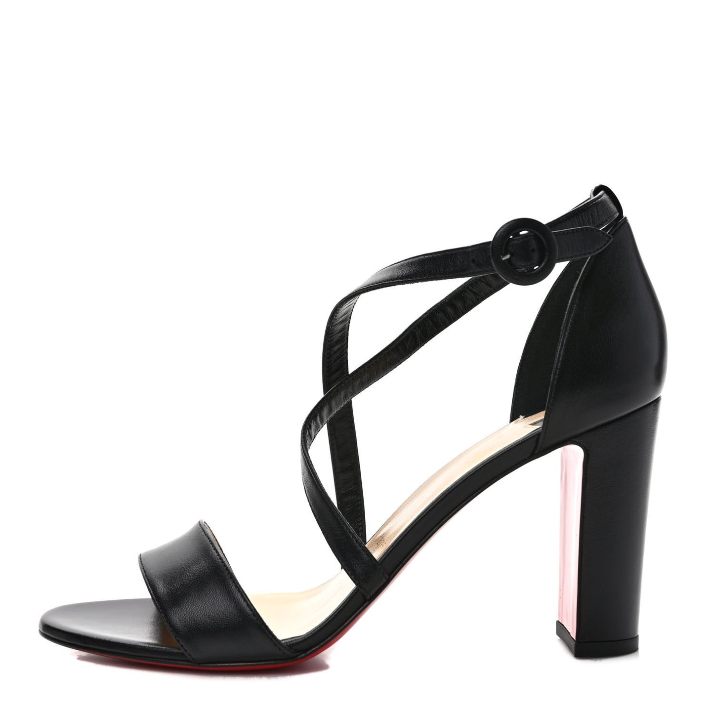 Nappa Loubi Bee Kid 85 Sandals 39.5 Black