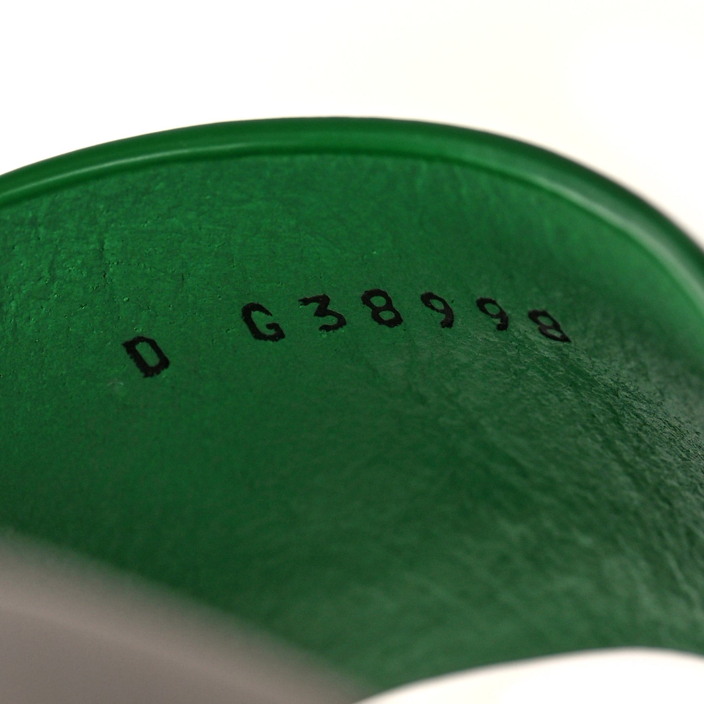 Calfskin CC Mules 36.5 Green White