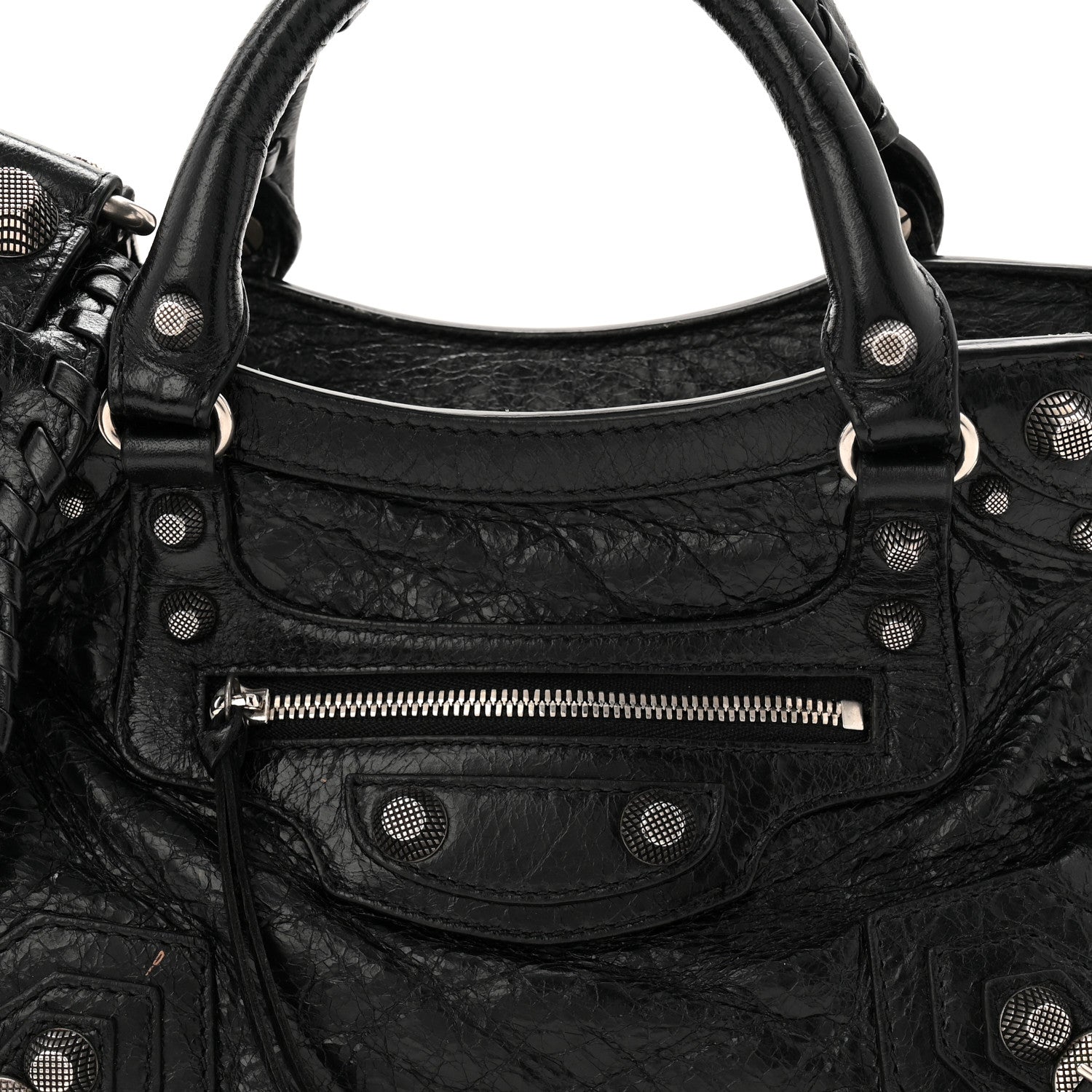 Balenciaga Agneau Arena Neo Cagole Handbag XS Black 9 of 11