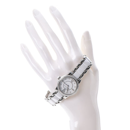 David Yurman Stainless Steel Ceramic Diamond 30mm Classic Quartz Watch White 2 of 9