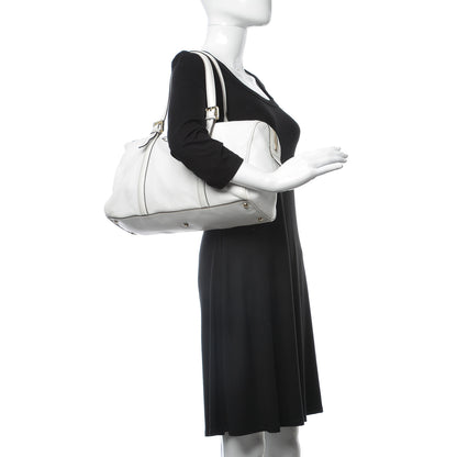 Gucci Calfskin Medium Britt Boston White 2 of 7
