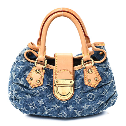 Louis Vuitton Monogram Denim Pleaty Blue 1 of 11