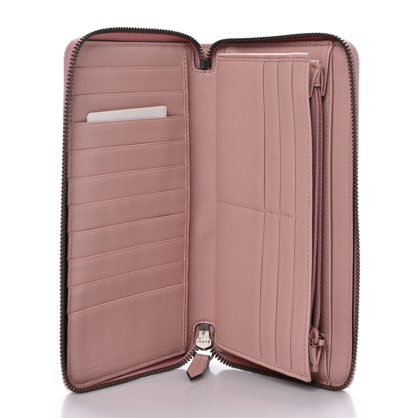 Calfskin Matelasse GG Marmont Zip Around Organizer Wallet Perfect Pink