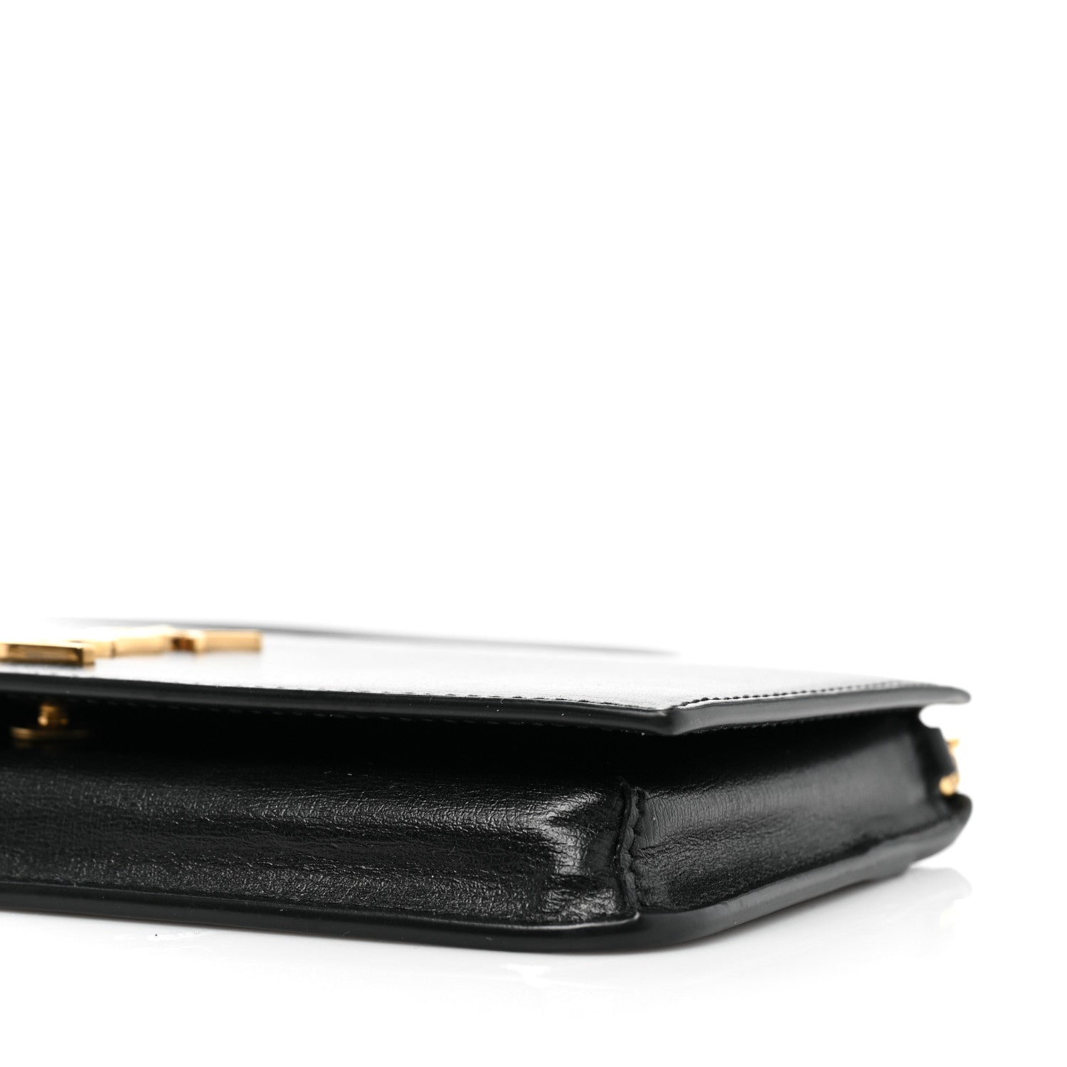 Saint Laurent Smooth Calfskin Monogram Phone Holder Crossbody Black 8 of 8