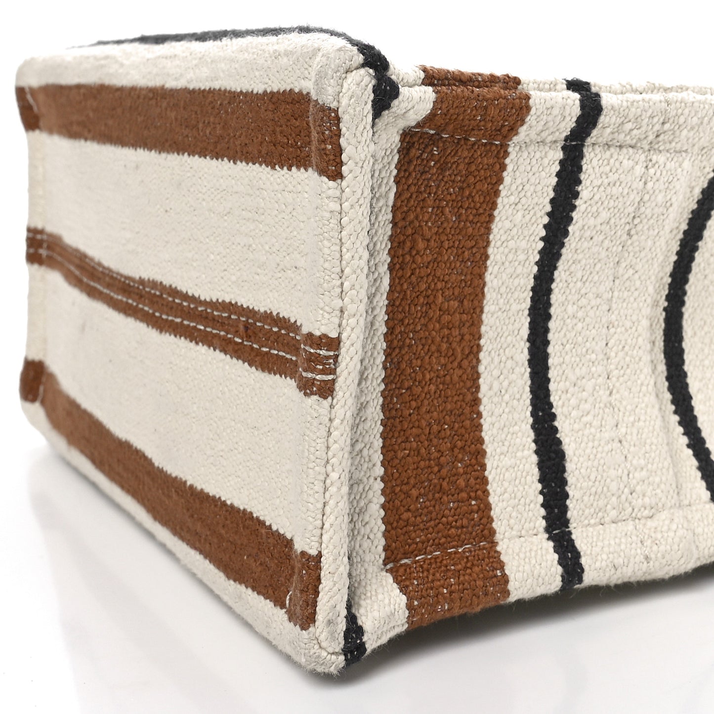 Jacquard Striped Small Cabas Thais Multicolor