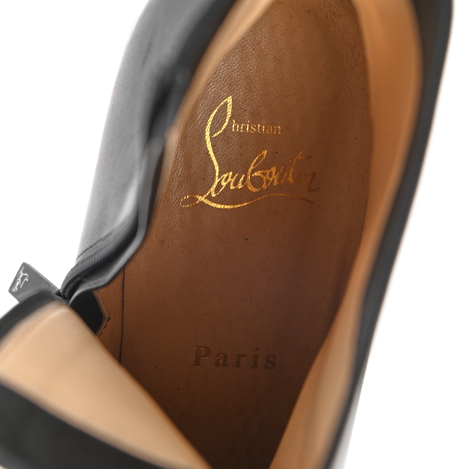 Christian Louboutin Calfskin Turela 55 Ankle Boots 38.5 Black 7 of 8