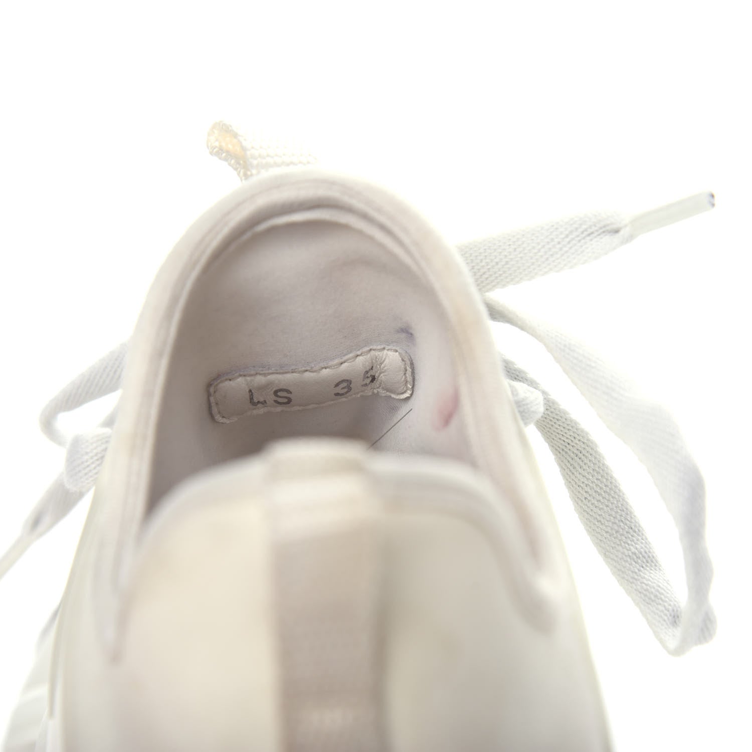 Christian Dior Technical Fabric Rubber Womens D-Connect Sneakers 35 White 10 of 11