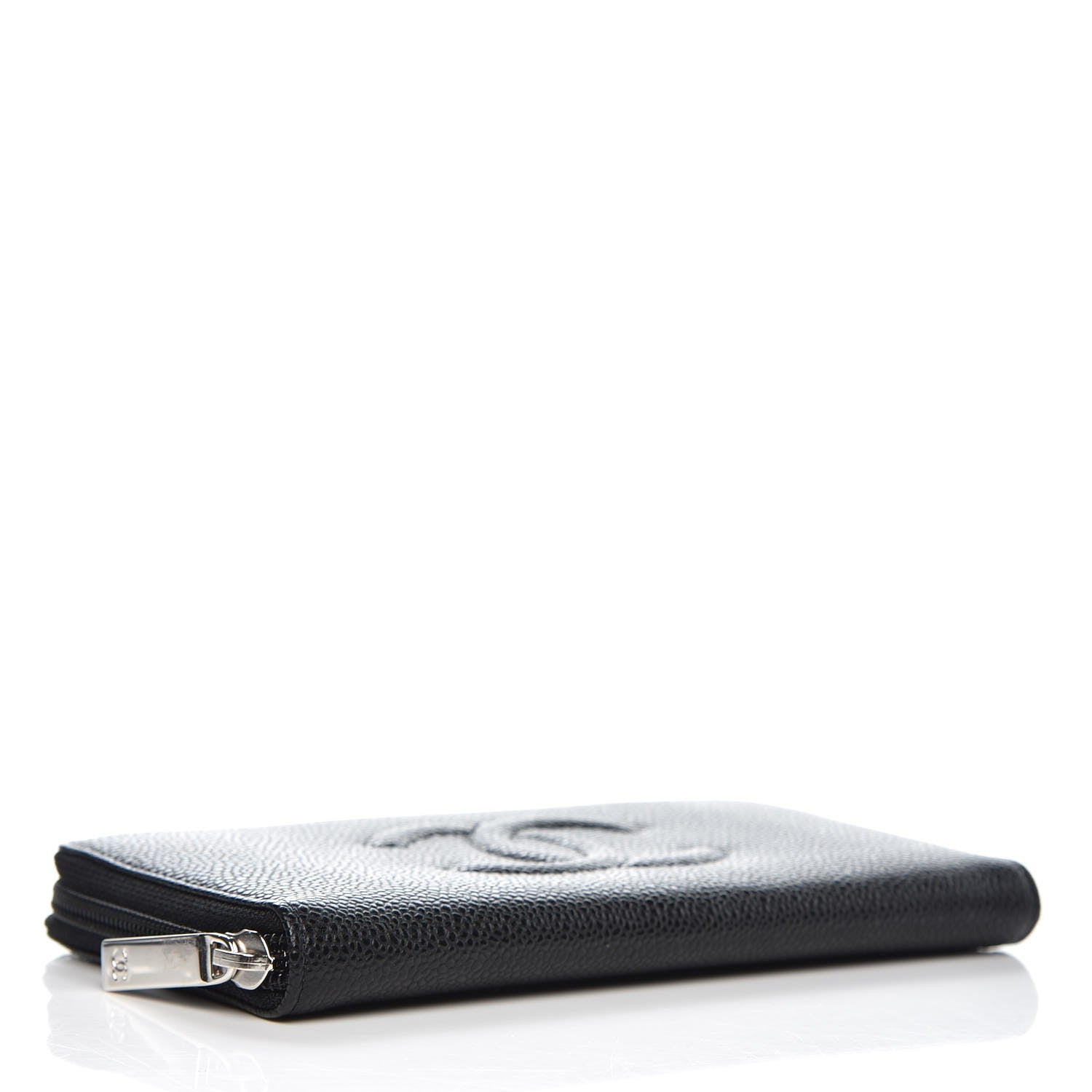 Chanel Caviar Large Timeless CC Zip Around Wallet Black 4 of 8