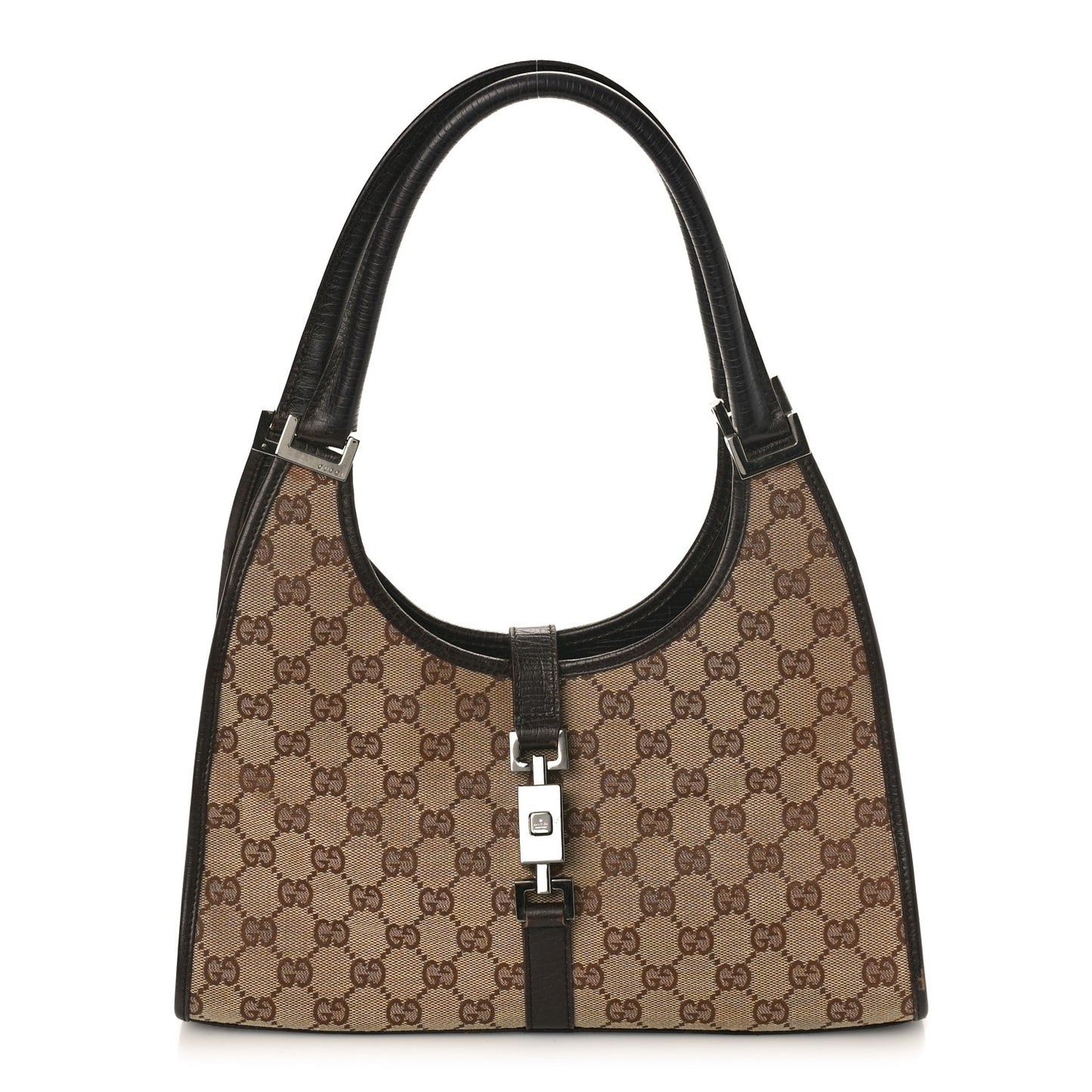 Monogram Small Bardot Bag Brown