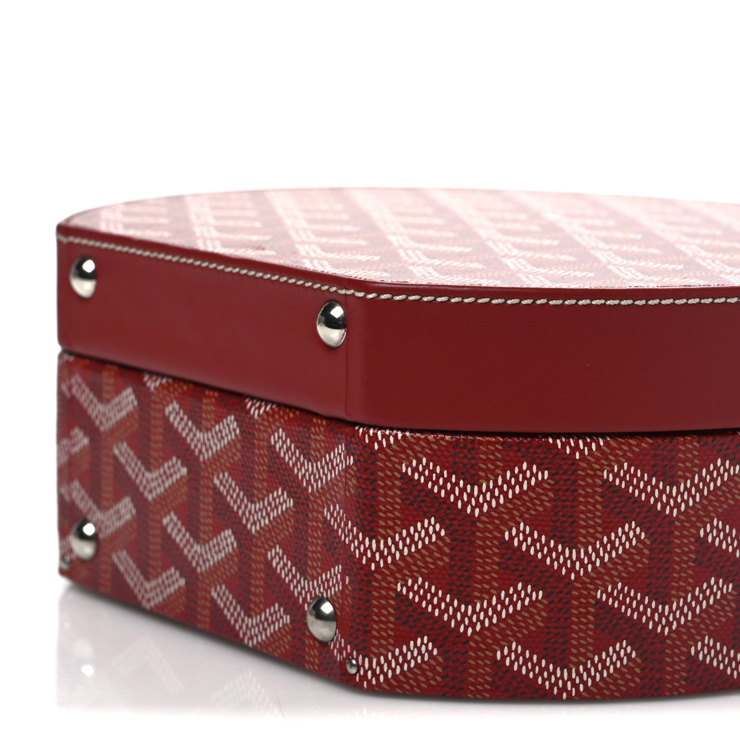 Goyard Goyardine Alto Hatbox Red 9 of 9