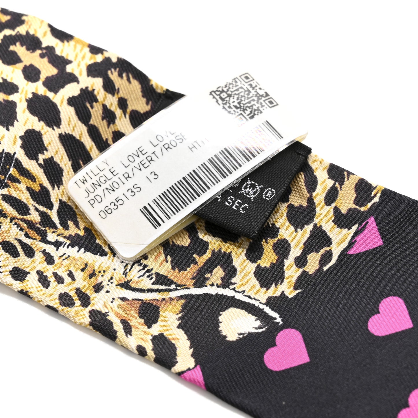 Silk Jungle Love Love Twilly Black Vert Rose Vif