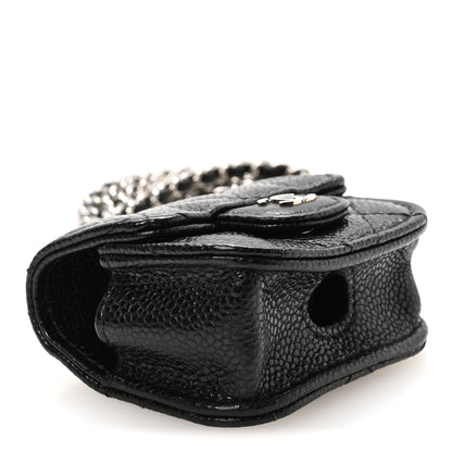Chanel Caviar Quilted Airpods Pro Case Black 3 of 7