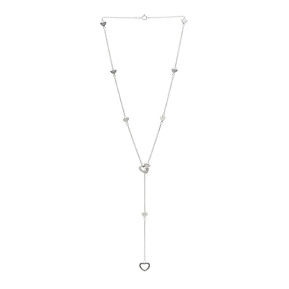 Tiffany Sterling Silver Heart Lariat Necklace 3 of 4