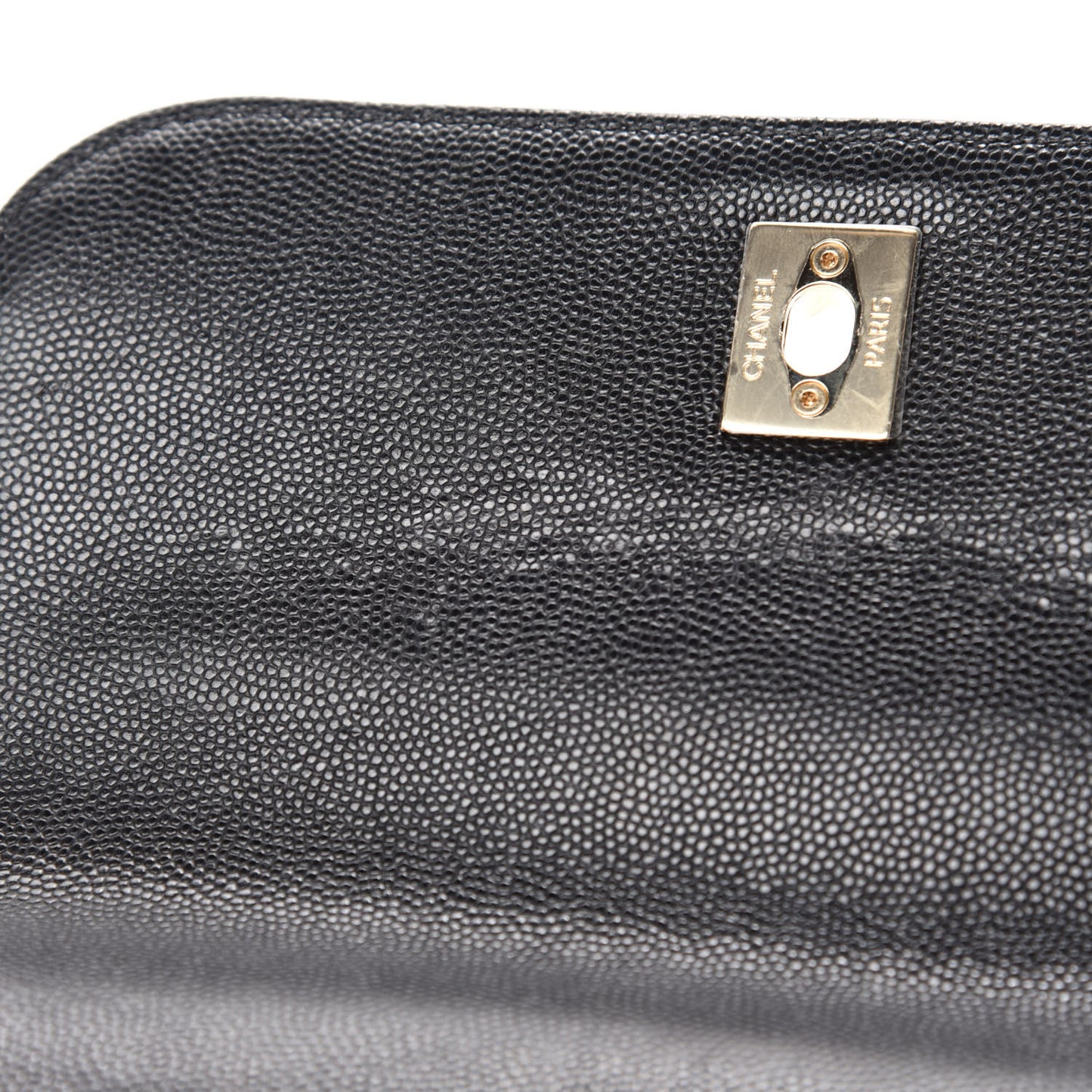 Caviar Quilted Small Business Affinity Flap Black