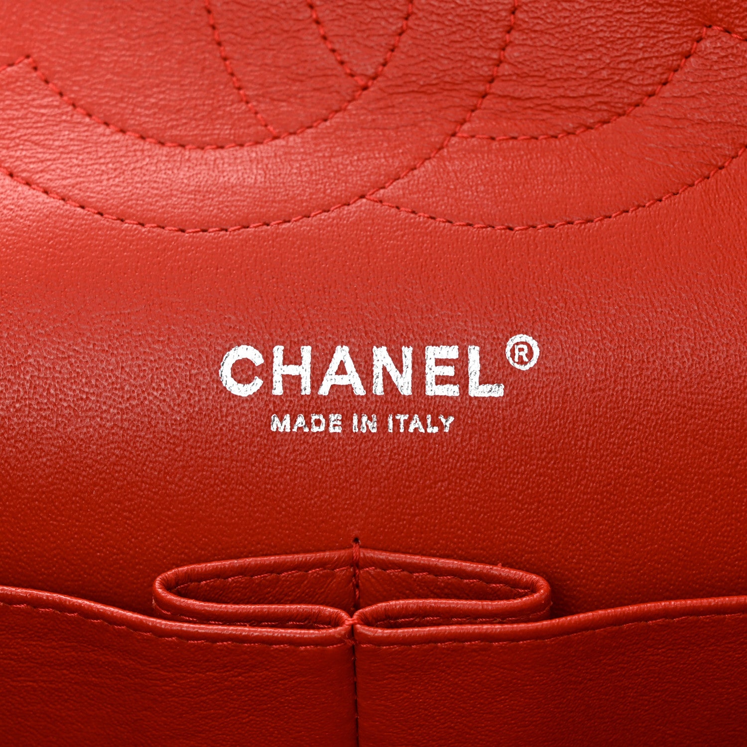 Chanel Lambskin Quilted Jumbo Double Flap Red 7 of 14