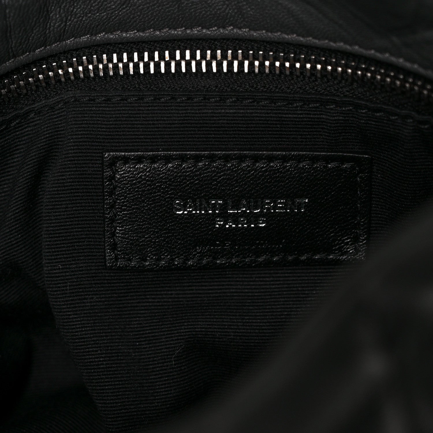 Saint Laurent Lambskin Quilted Toy Loulou Puffer Monogram Chain Satchel Storm 6 of 8