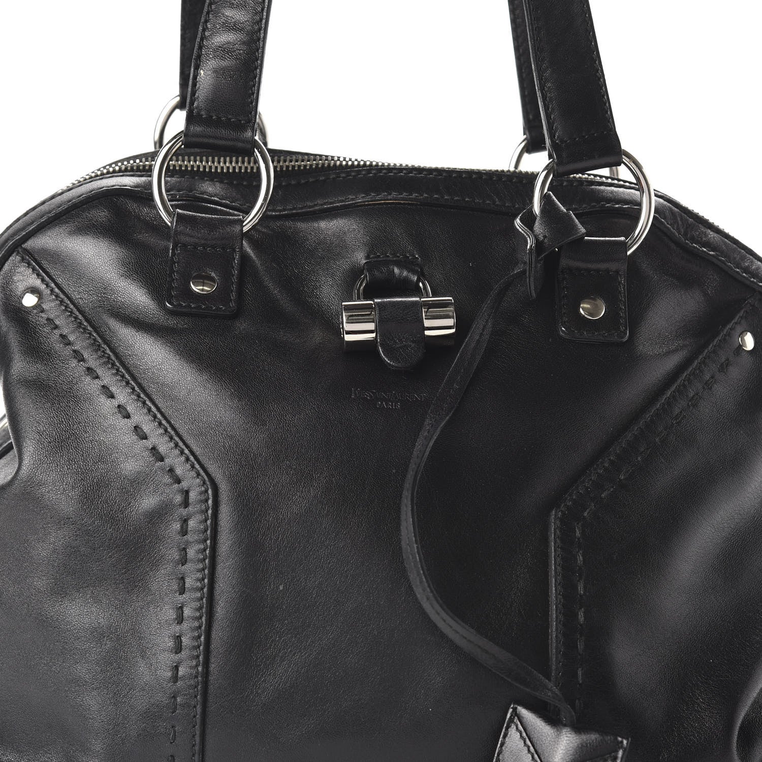 Saint Laurent Calfskin Large Muse Black 10 of 10