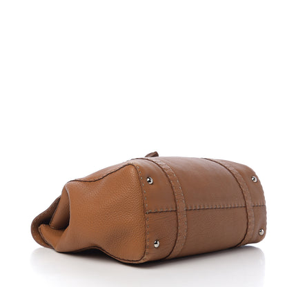 Fendi Cuoio Romano Selleria Medium Linda Satchel Saddler 3 of 12
